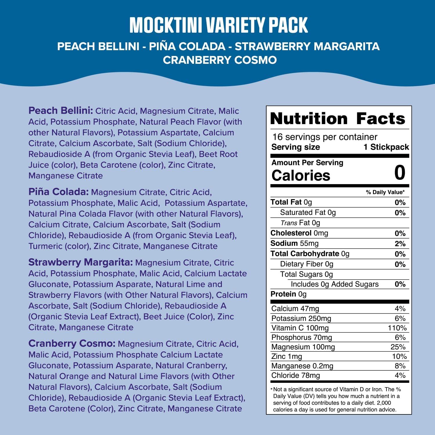 image:imageUltima Replenisher Daily Electrolyte Powder Lemonade 20 Stickpacks Zero Sugar Hydration Packets with 6 Electrolytes and Minerals Sugar Free Plant Based amp Keto Friendly Drink MixMocktini Variety