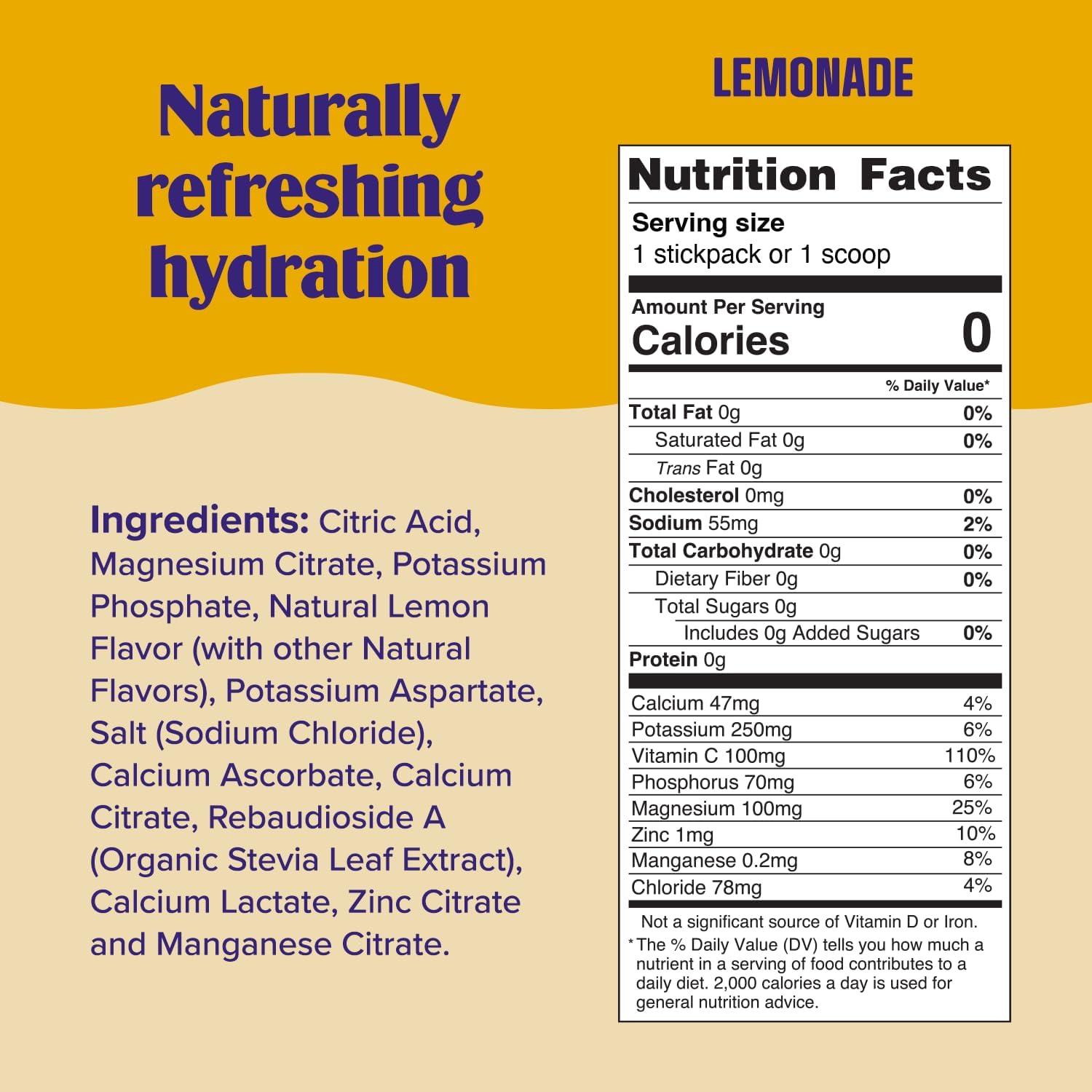 image:imageUltima Replenisher Daily Electrolyte Powder Lemonade 20 Stickpacks Zero Sugar Hydration Packets with 6 Electrolytes and Minerals Sugar Free Plant Based amp Keto Friendly Drink MixLemonade