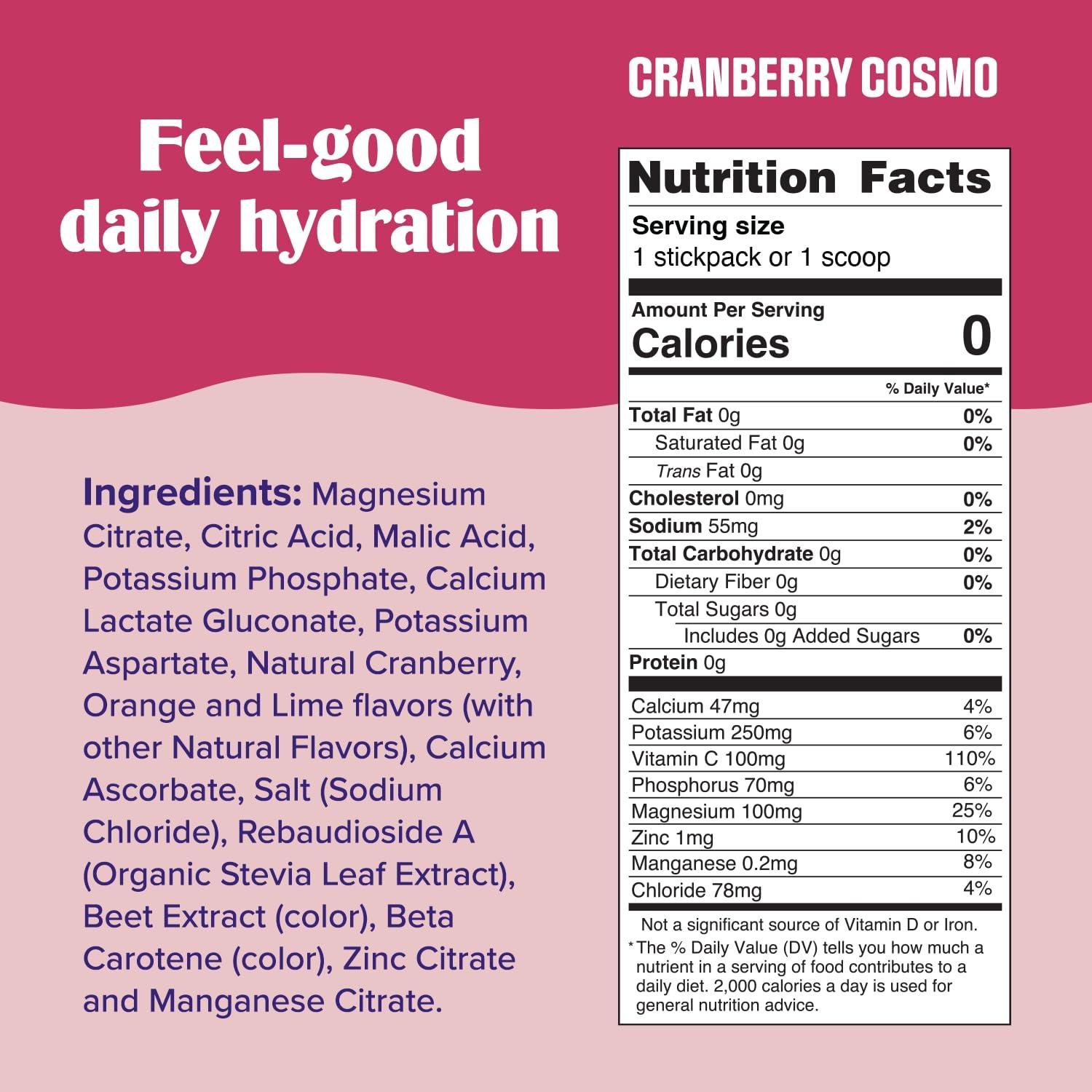 image:imageUltima Replenisher Daily Electrolyte Powder Drink Mix Sugar Free Grape 90 Servings Hydration Powder with 6 Key Electrolytes and Trace Minerals Keto Friendly Vegan NonGMOCranberry Cosmo