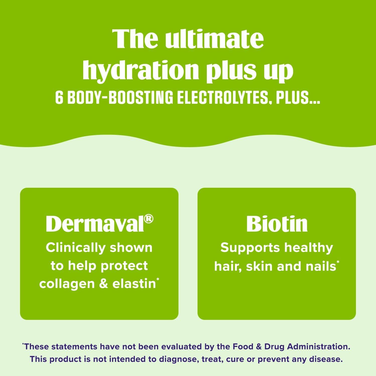 image:imageUltima Replenisher Collagen Defense Supplement and Electrolytes Powder Kiwi Strawberry 13 Stickpacks Hydration Packets with Dermaval and Biotin that Keep Your Skin Hydrated and Looking Radiant