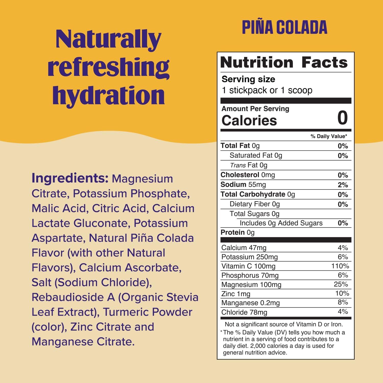 image:imageUltima Replenisher Daily Electrolyte Powder Lemon Black Tea 90 Servings Zero Sugar Hydration Powder with 6 Electrolytes and Minerals Sugar Free Plant Based amp Keto Friendly Drink MixPina Colada